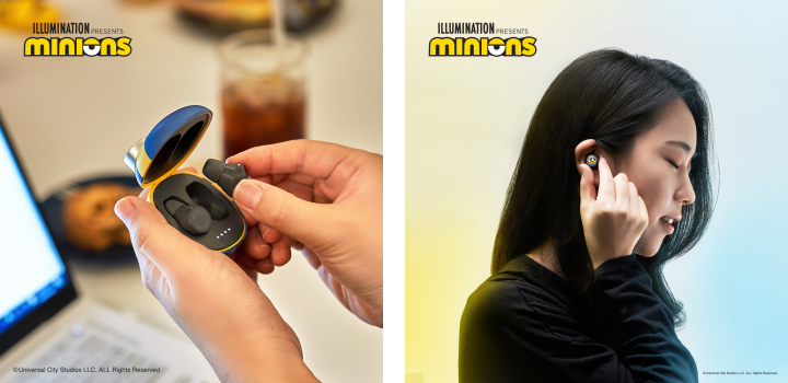 MINIONS WIRELESS EARBUDS｜IRIVER｜株式会社アユート PCパーツ・VR・オーディオ等周辺機器 総合代理店